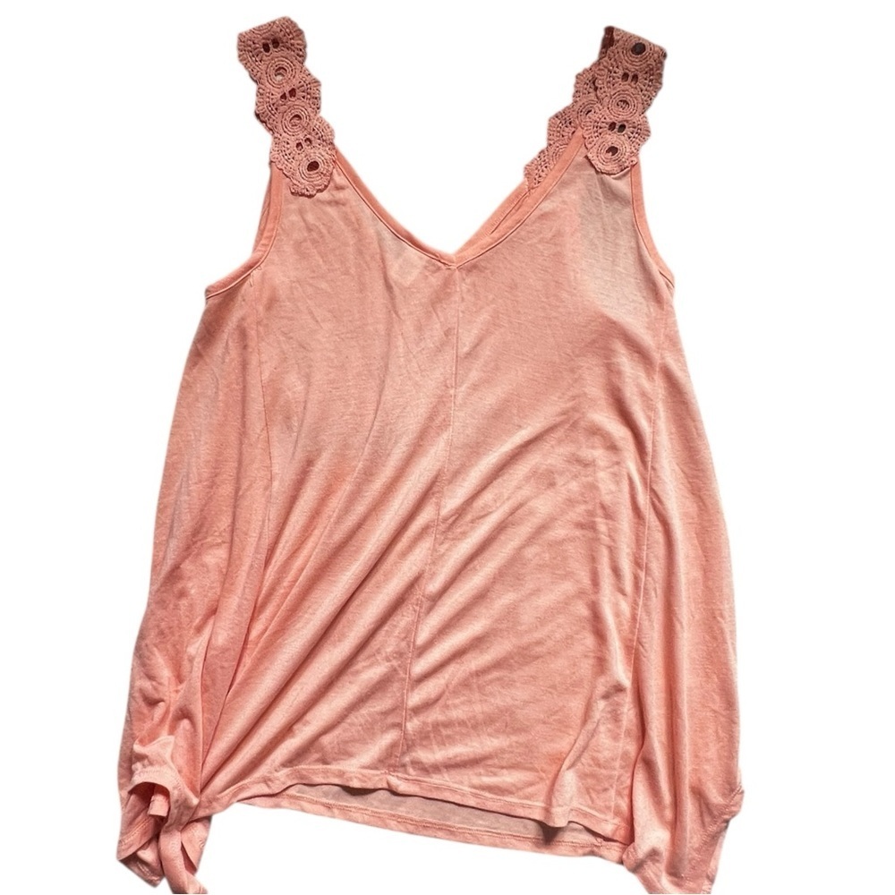 Hybrid Weekend Vibes Orange Tank Top L NWOT - Picture 5 of 6